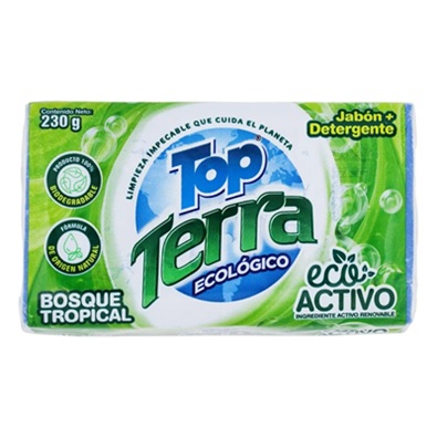 Jabón de barra TOP TERRA bosque tropical eco 230 gr