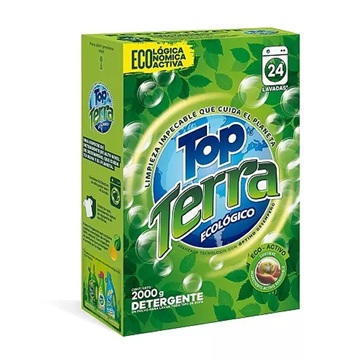 Detergente en polvo Top Terra ecológico X 2000 gr