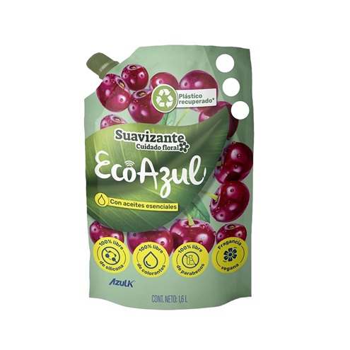 Suavizante Ecoazul Floral Con Aceites Doypack x 1600 ml