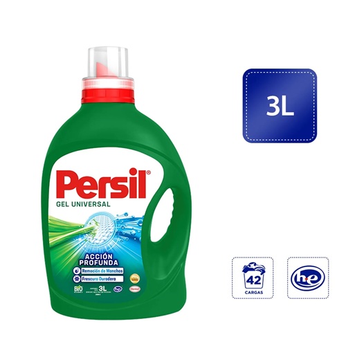 Detergente Líquido Persil Universal Acción Profunda 3 Litros