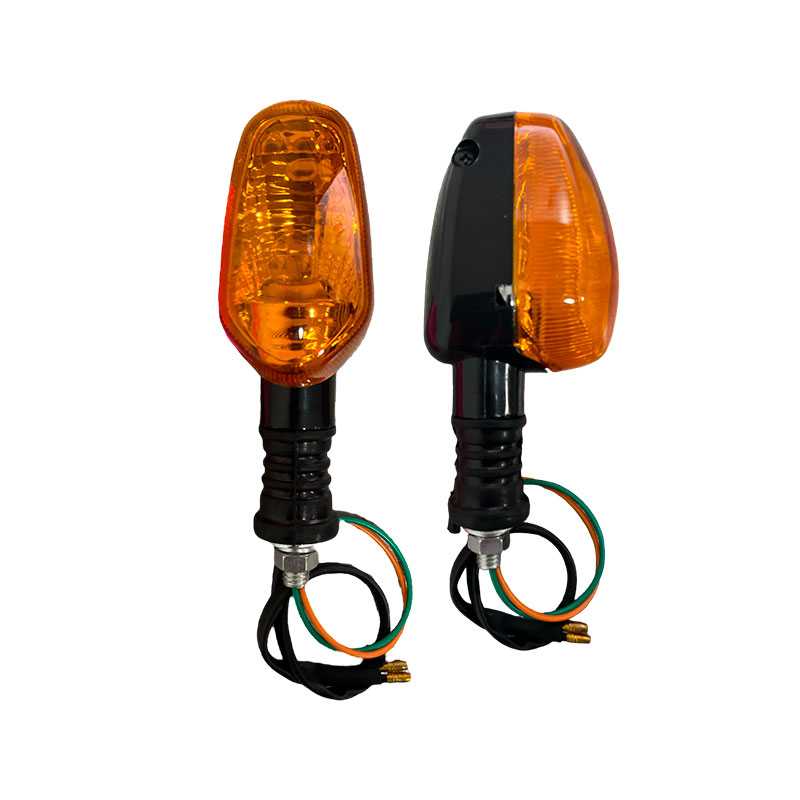 DIRECCIONALES TVS-100 SPORT LENTE NARANJA (PAR)  (K7.1)