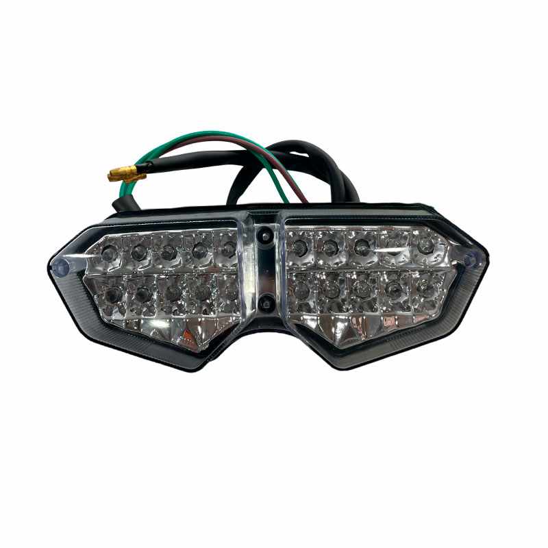 STOP COMPLETO AKT-125 SL MOD. NUEVO/NKD 125 LED LENTE TRANSPARENTE (W-L5.3)