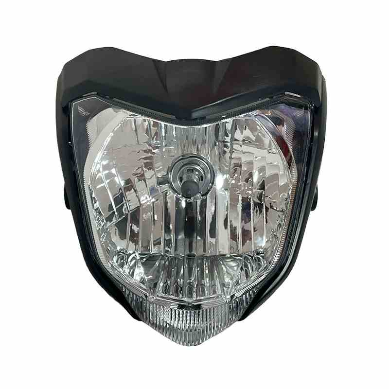 FAROLA SOLA FZ-16 CON PROTECTORES LATERALES NEGRO MATE  (W-k6)