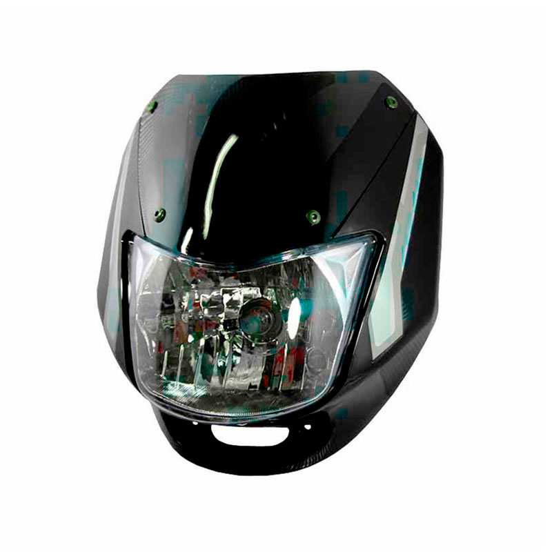 FAROLA CON CARENAJE C/VISOR BOXER-100 CT NEGRO/GRIS (2017-2018) (K6.1)