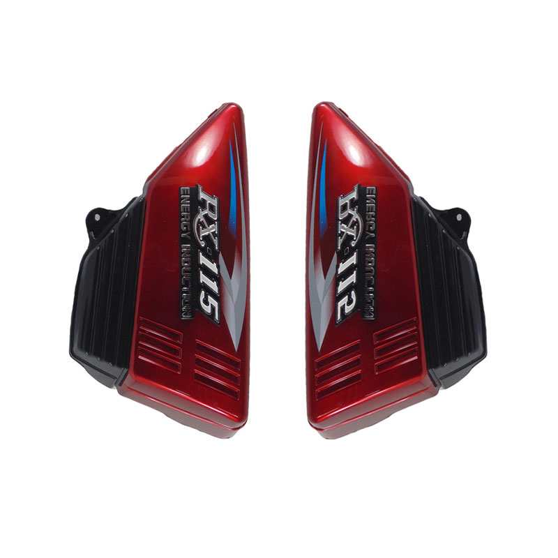 TAPA LATERAL RX-115 ROJO CON EMBLEMA (PAR) (L6.3-T2)