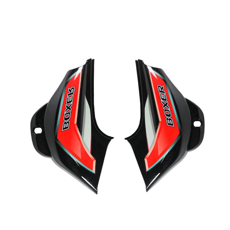 TAPA LATERAL BOXER 100 CT NEGRO STICKER ROJO (PAR)  (W-L6.2)