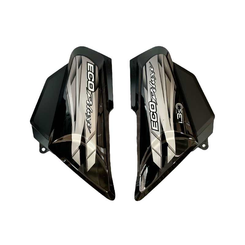 TAPA LATERAL ECO 100 DELUXE HERO M.N. NEGRO/GRIS (PAR)  (W-L6.3)
