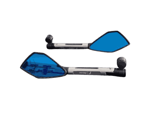 ESPEJOS RIZOMA 5 PUNTAS PLATEADO CARBONO/H2786-2-11 (D3.6)