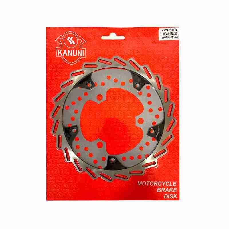 DISCO DE FRENO DELANTERO AKT-125 FLEX/XRM #5 (J7.6)