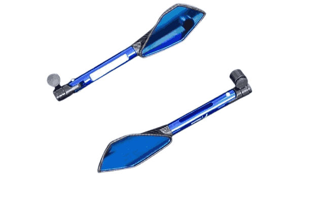 ESPEJOS RIZOMA 5 PUNTAS AZUL CARBONO /H2786-2-05 (D3.6)