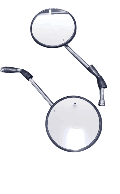 ESPEJOS KMX/KAWA100/BOXER XL125 (10MM) (MIKY BRAZO CROMADO)(i7.2)