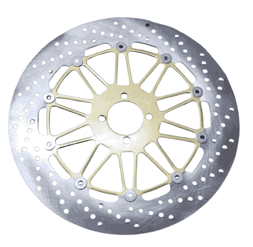 DISCO DE FRENO DELANTERO FLOTANTE VIVA R/DORADO/320mm CON PLATINA DE  MAD/AC-DSC04 (E2.7)