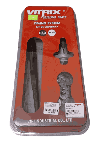 KIT DISTRIBUCION AGILITY 125 (CADENILLA-KIT GUIAS) (TENSOR AUTOMATICO) (H4.5-c1)