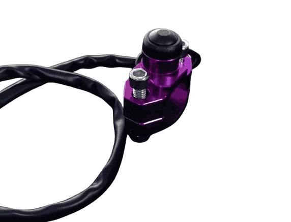 Apagador en aluminio morado  (C4.5-Y2)