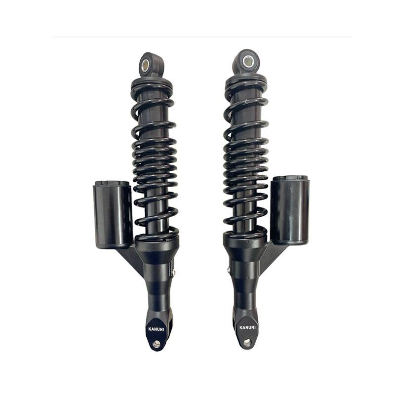 AMORTIGUADOR TRAS BWS125X MOTARD RESORTE NEGRO PIPA NEGRA (PAR) (J4.6)