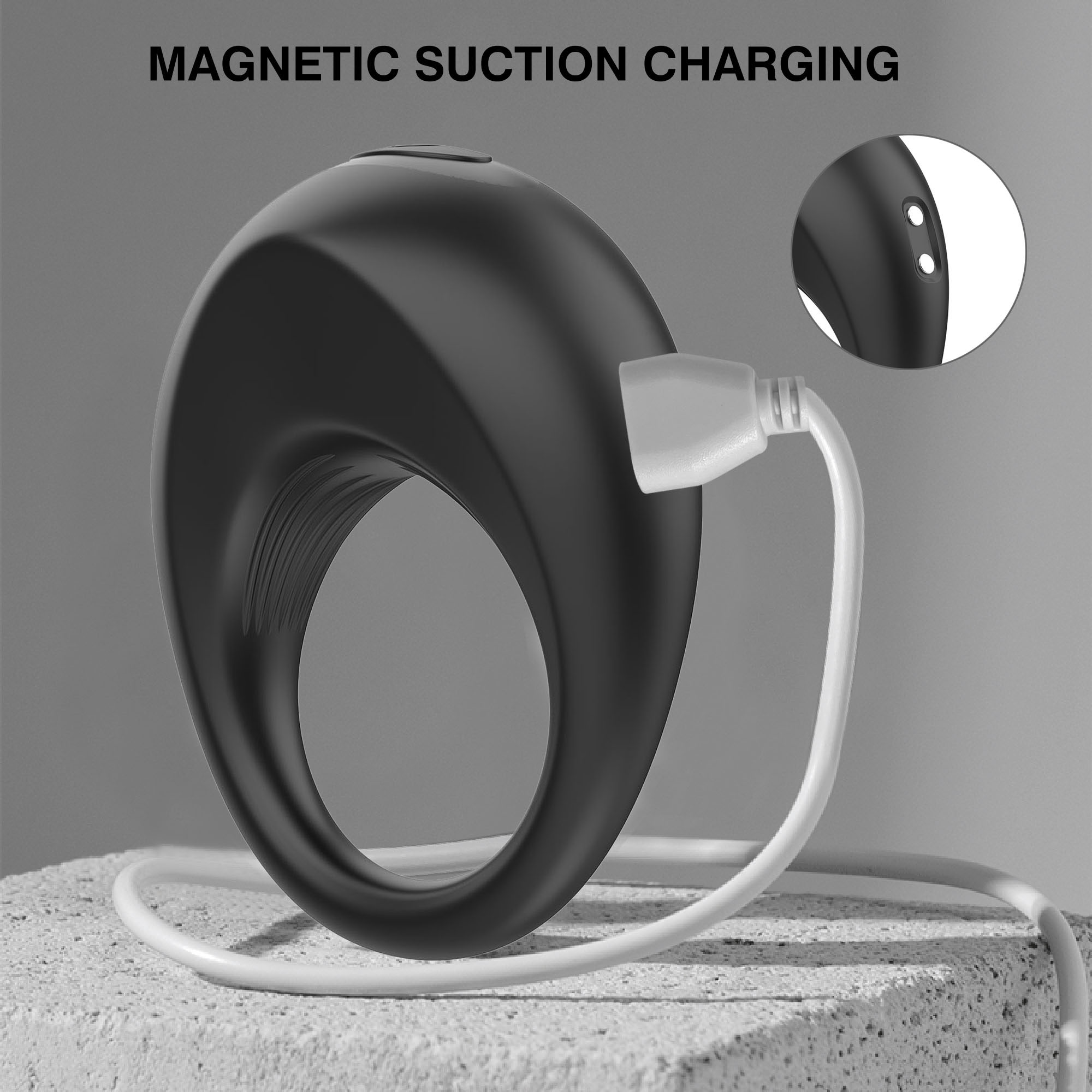anillo usb con cotrol negro