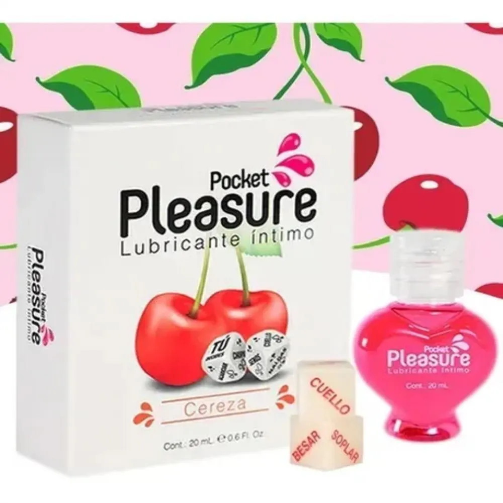 gel caliente cereza con dados