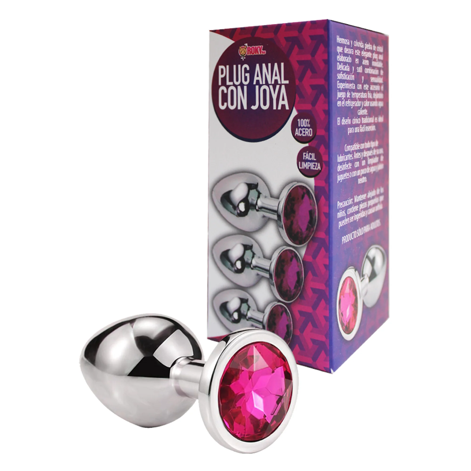 plug acero talla m