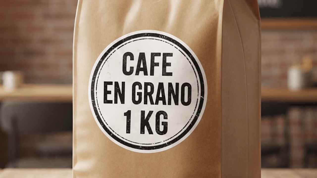 CAFÉ EN GRANO (1 kg) mezcla de la casa
