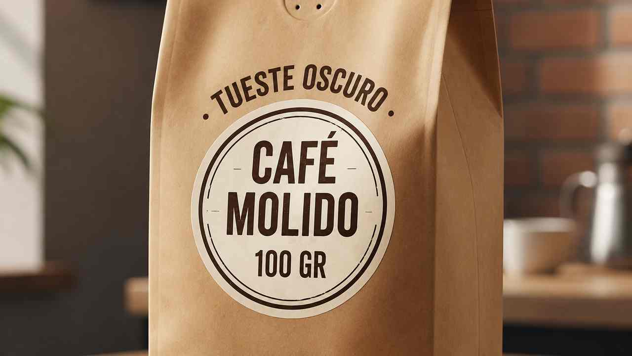 CAFÉ MOLIDO (100 gr.) tostado OSCURO