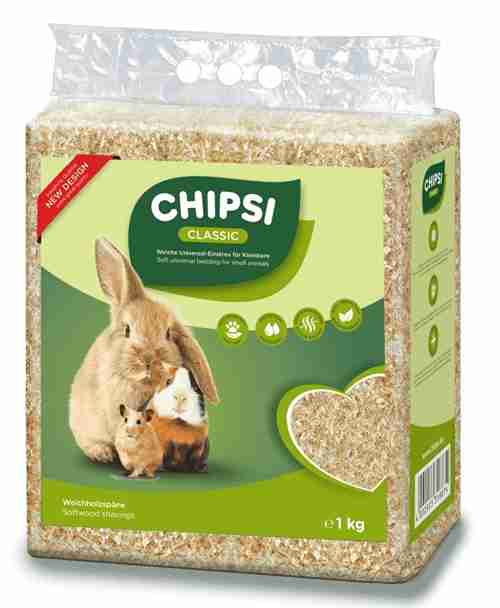 CHIPSI LECHO ORGÁNICO AROMA MANZANA VERDE 1KG.