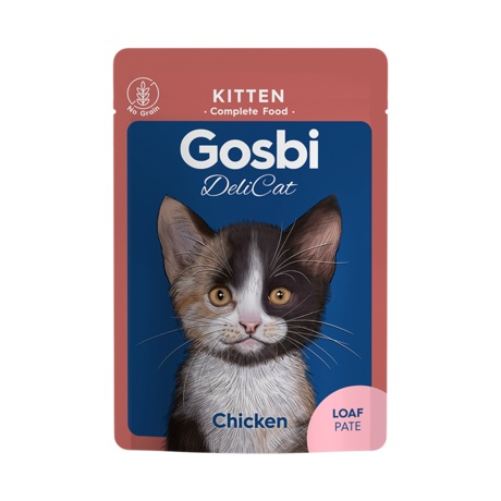 SOBRE GOSBI DELICAT KITTEN CHICKEN  70GRS.