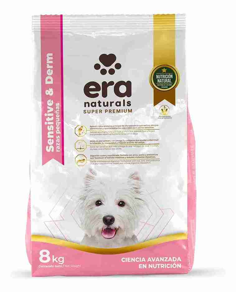 ERA NATURALS SENSITIVE & DERM RAZAS PEQUEÑAS 8KGS