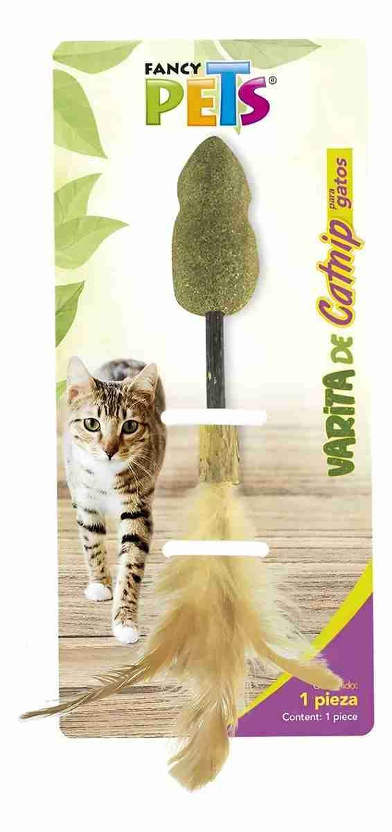 VARITA DE CATNIP PARA GATOS FORMA RATÓN FANCY PETS