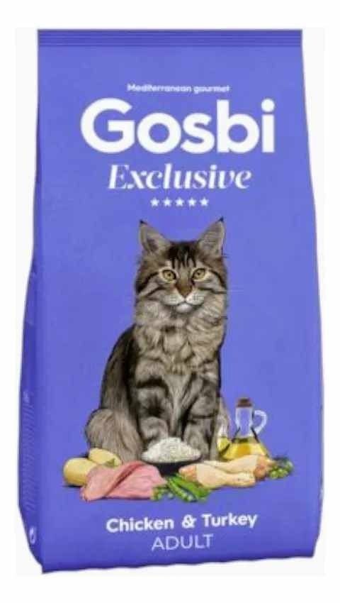 GOSBI EXCLUSIVE CAT CHICKEN & TURKEY ADULTO 1.5KGS