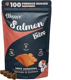 WAGGYS BITES SALMON Y CAMOTE ALIMENTO PARA GATO 60GRS