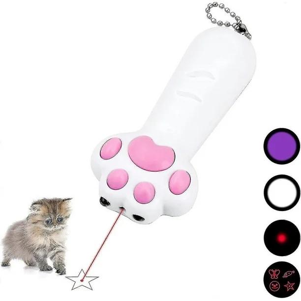 PAW BEAN LASER CAT TOY (JUGUETE LÁSER PARA GATO HUELLITA)
