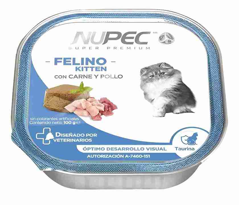NUPEC KITTEN ALIMENTO HÚMEDO PARA GATO 100GR.