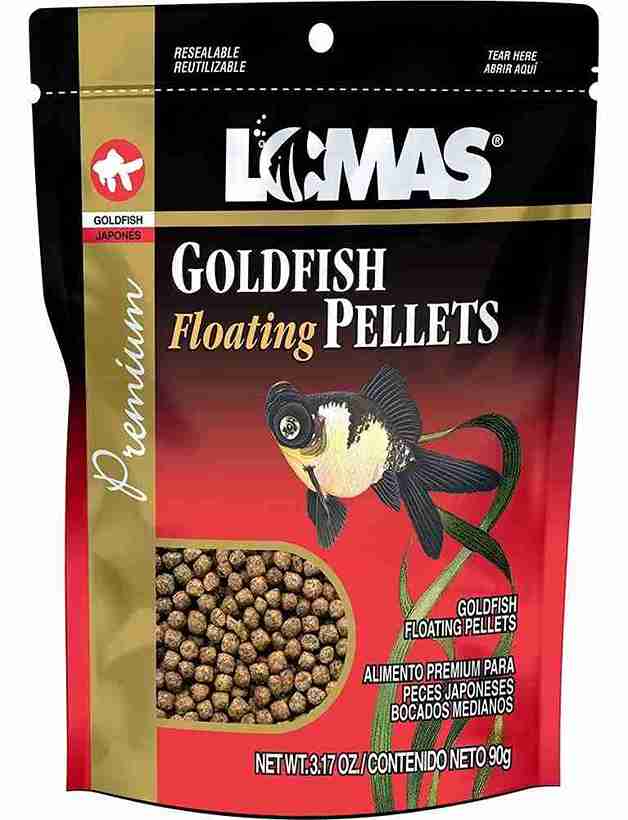 LOMAS GOLDFISH FLOATING PELLETS ALIMENTO PREMIUM PARA PECES JAPONESES 90GRS