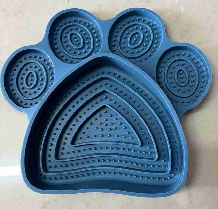 PLATO COMEDERO LABERINTO MEDIANO FORMA DE HUELLA