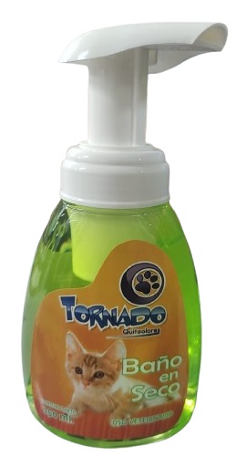 SHAMPOO TORNADO BAÑO EN SECO PARA GATO 250ML