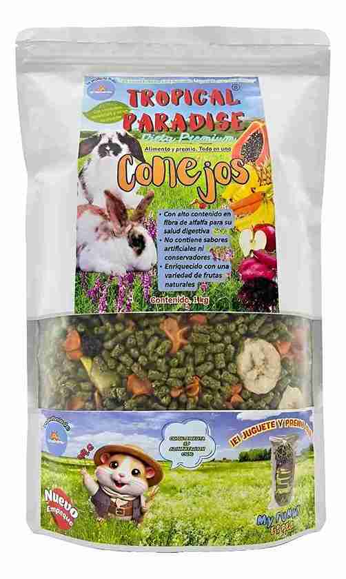 MY SMART COOKY  TROPICAL PARADISE DIETA PREMIUM PARA CONEJOS
