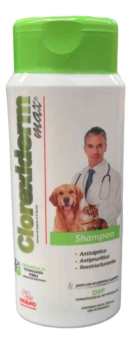 SHAMPOO DERMATOLOGICO HOLLAND CLOREXIDERM MAX 350ML