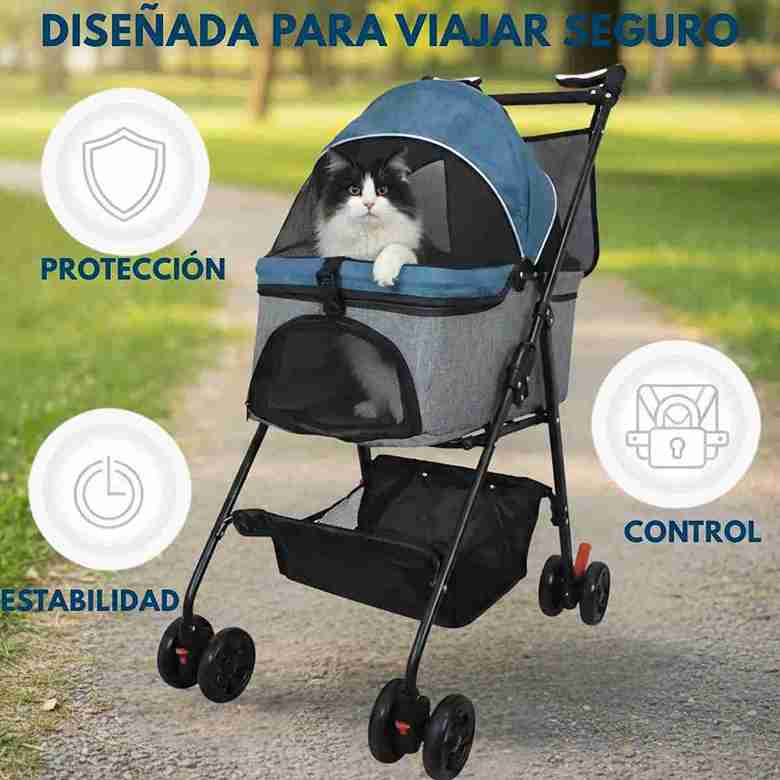 CARREOLA DUO PARA MASCOTAS