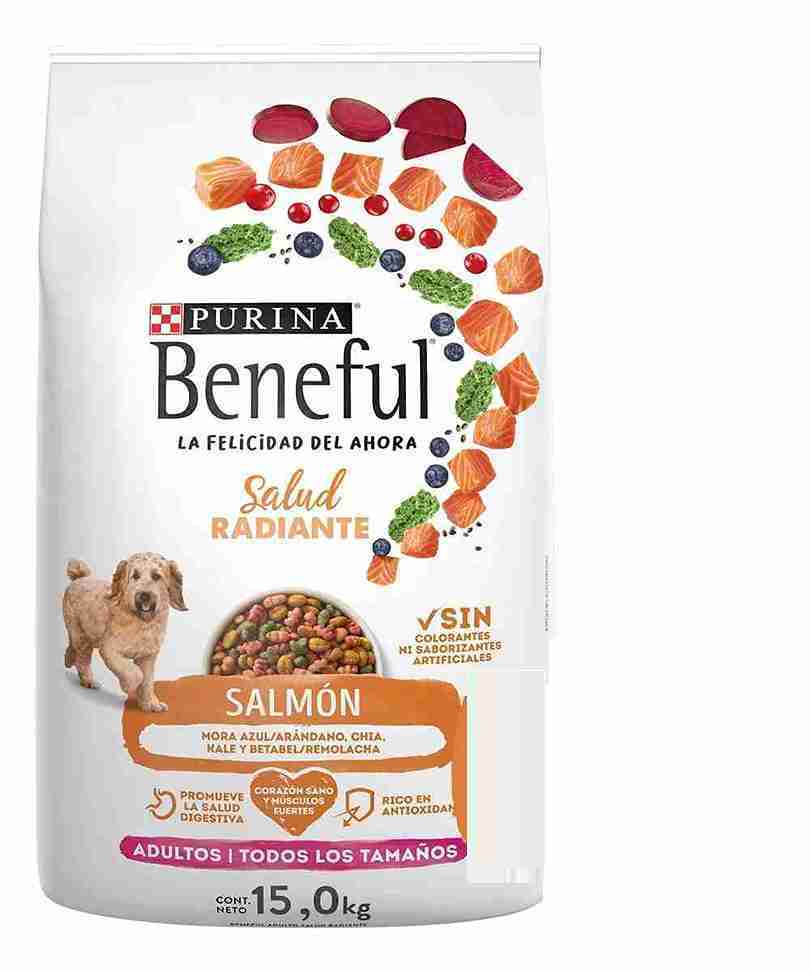PURINA BENEFUL CROQUETAS 1KG. SALMÓN ADULTO TODAS LAS RAZAS