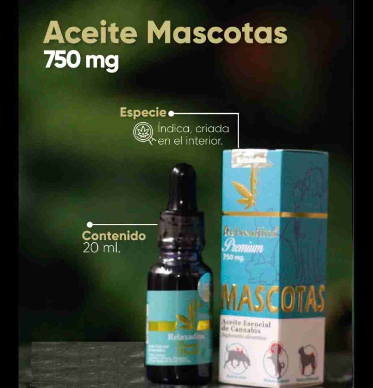 RELAXADINA PREMIUM ACEITE ESCENCIAL DE CANABIS 750MG.