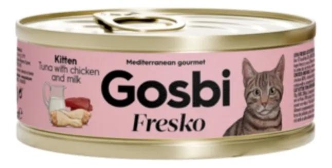 GOSBI FRESKO CAT KITTEN TUNA WITH CHICKEN AND MILK 70GR.