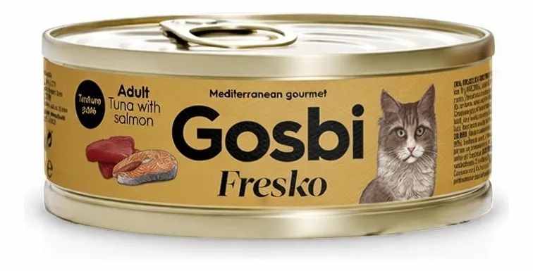 GOSBI FRESKO CAT ADULT TUNA WITH SALMON 70GRS