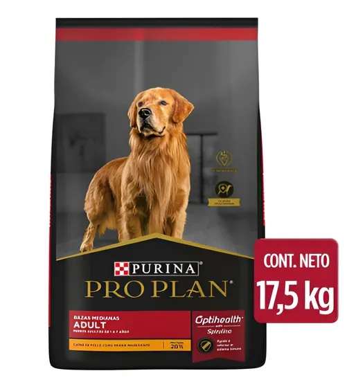 PURINA PROPLAN OPTIHEALTH ADULTO RAZAS RANDES 13KGS