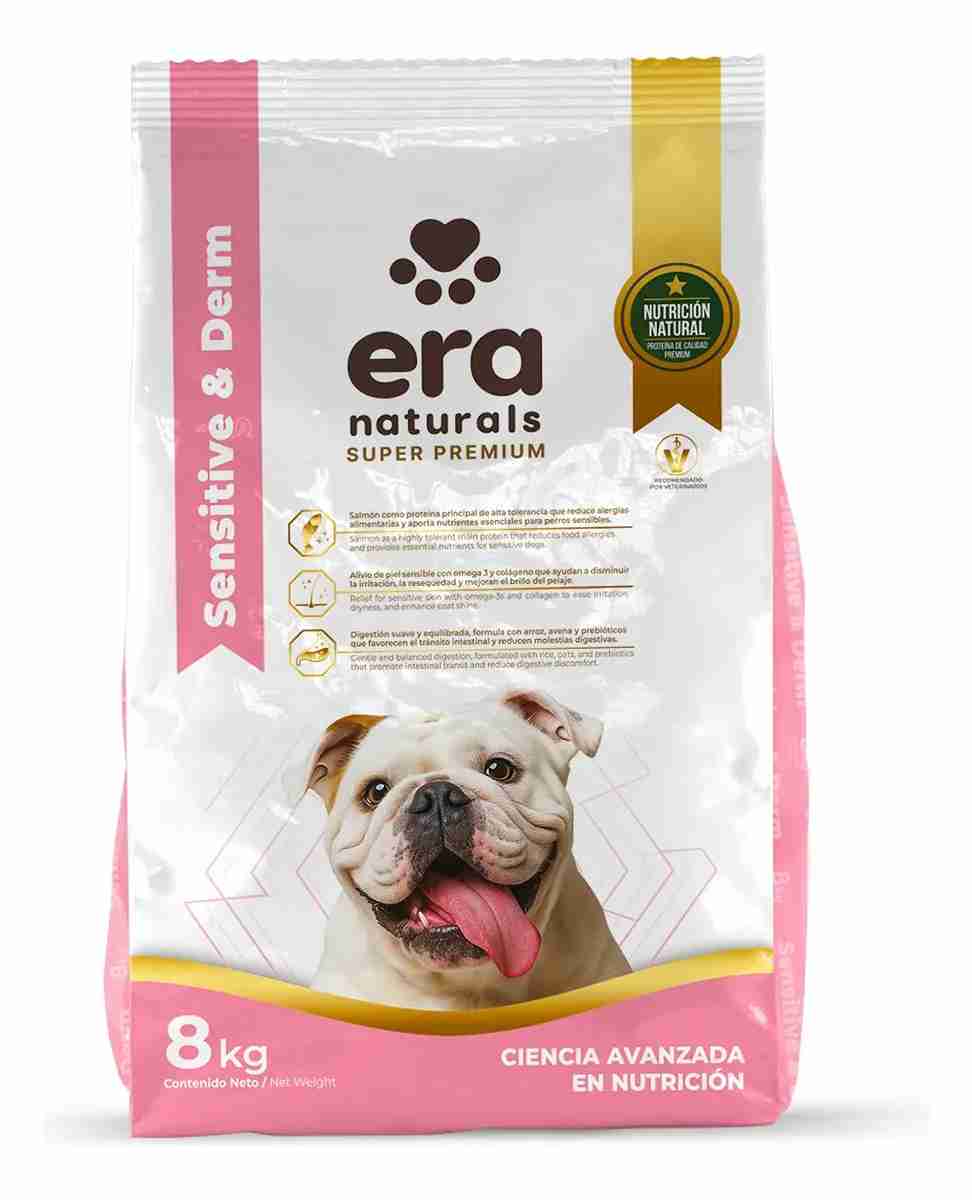 ERA NATURALS SENSITIVE & DERM ADULTO 8KGS