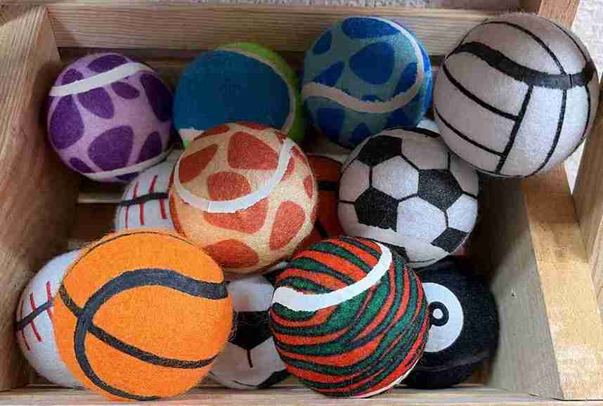 PELOTAS DE TENIS VARIOS COLORES