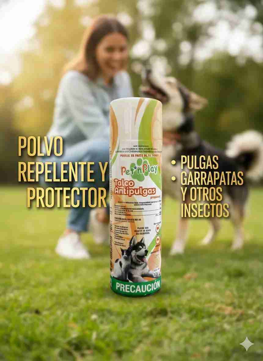 TALCO ANTIPULGAS PETNPLAY 100GR.