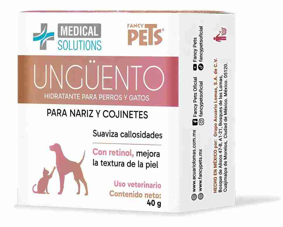 UNGÜENTO PARA NARIZ Y COJINETES FANCY PETS MEDICAL SOLUTIONS TARRO DE 40GRS.