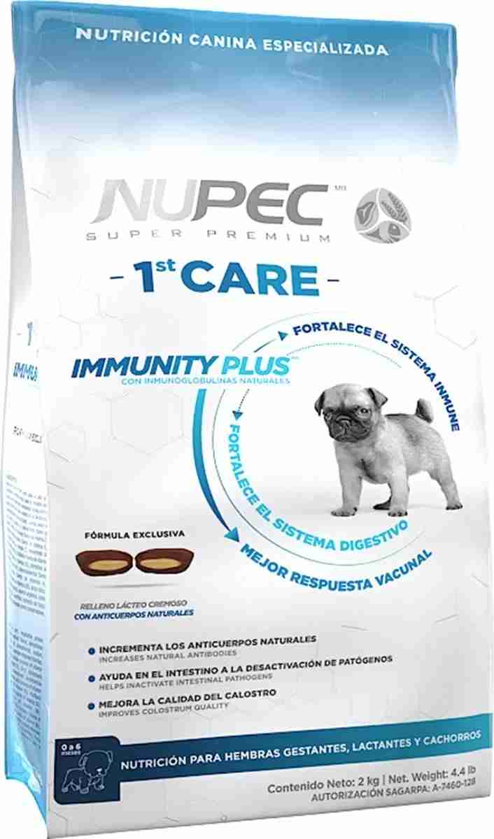 NUPEC 1ST CARE IMMUNITY PLUS GESTANTES, LACTANTES Y CACHORROS 2KG