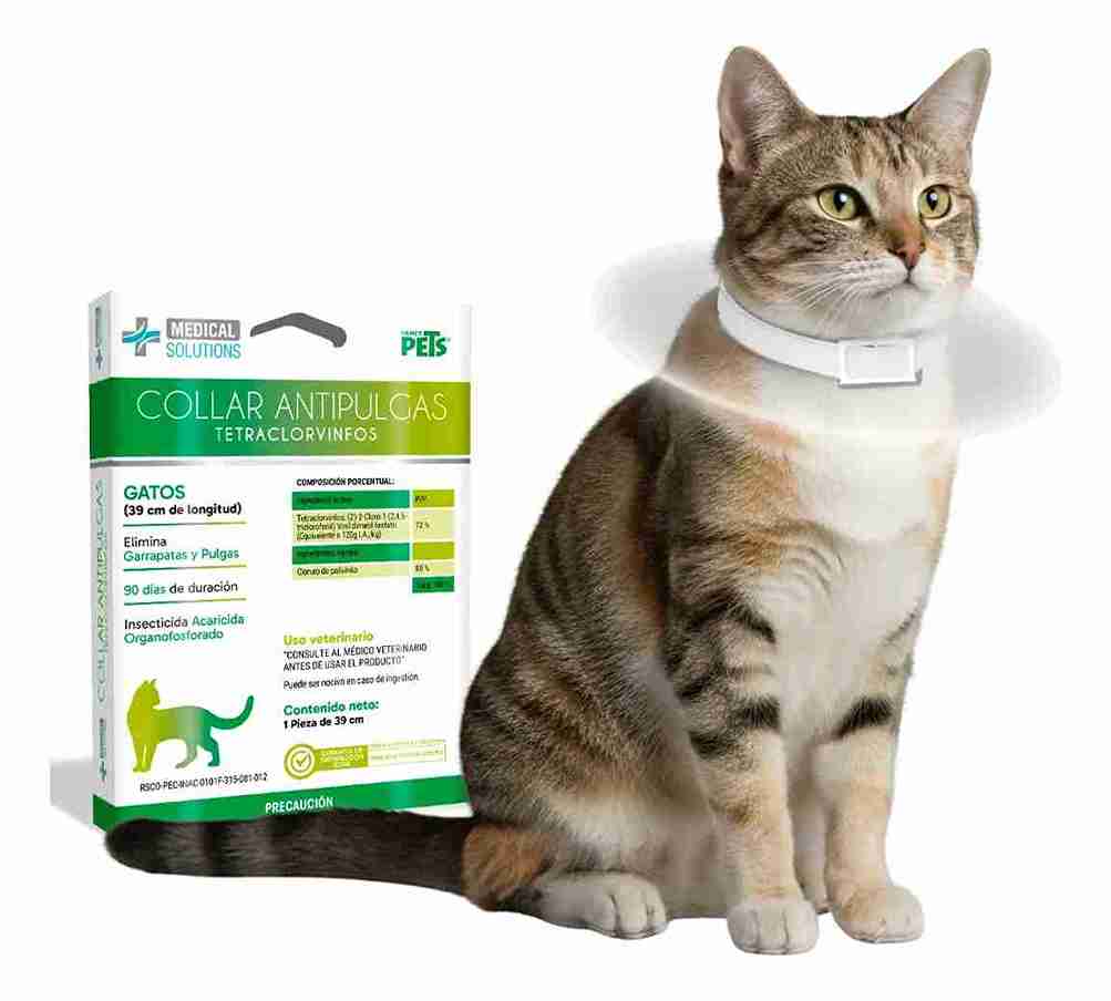 COLLAR ANTIPULGAS FANCY PETS MEDICAL SOLUCTION PARA GATOS