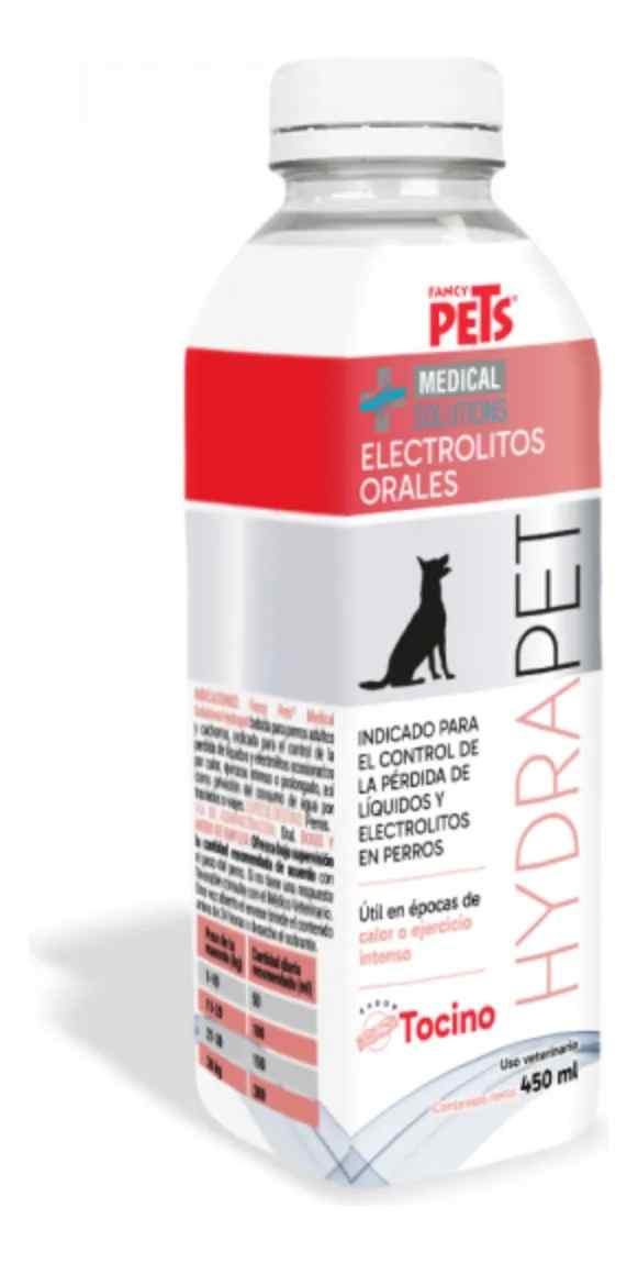 HYDRAPET ELECTROLITOS ORALES FANCY PETS MS 450ML SABOR TOCINO